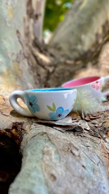 لته خوری دسته تپل طرح گل